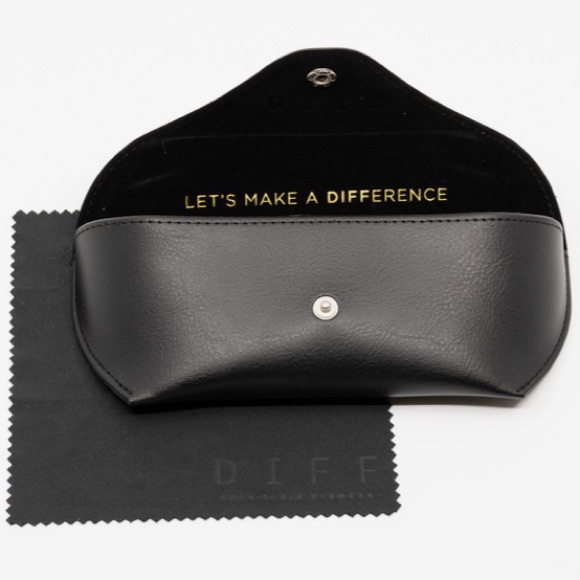 DIFF Jade Blue Light Glasses Vintage Crystal Frame - Picture 7 of 8